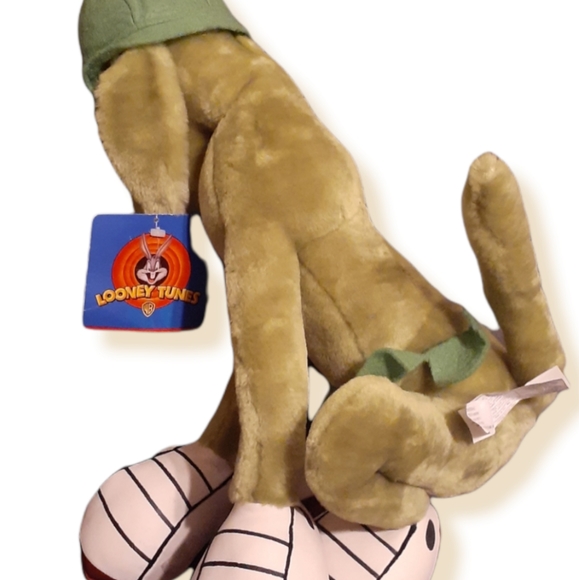 Rare Vintage 1998 23" Looney Tunes Marvin Martian Green Comander K9 Dog Plush - Picture 4 of 7